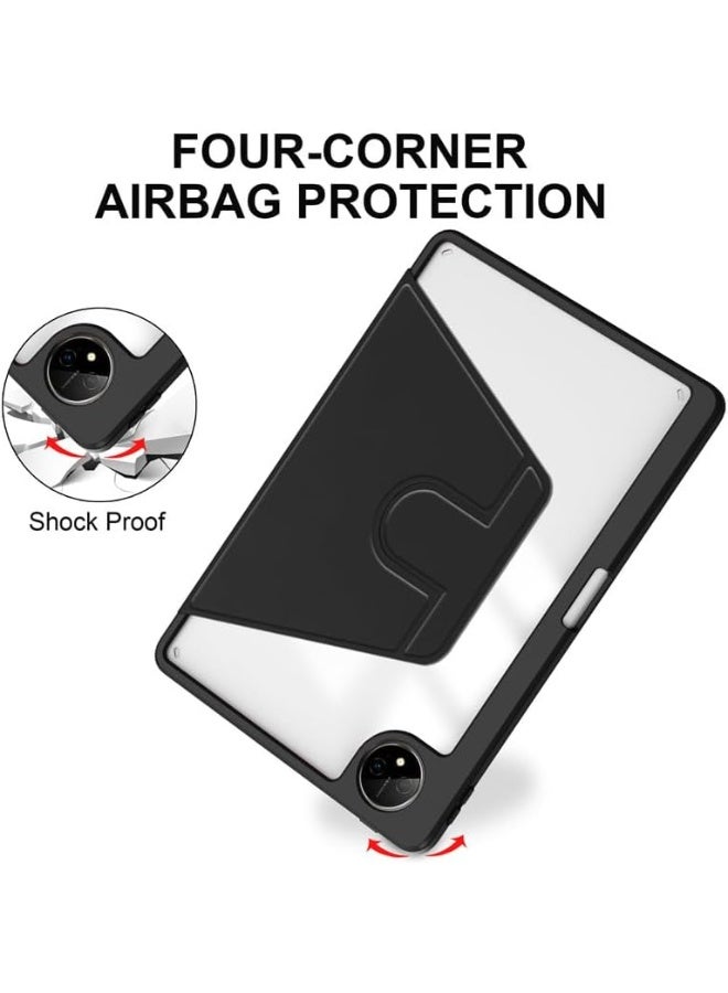 Case for Huawei Matepad Pro 12.2-inch (2024/2025),Multi-functional Anti-fall Tablet Case with Auto Sleep/Wake  Stand Function  Pen Slot,Kids-Friendly Protective Cover (Black) - Image 5